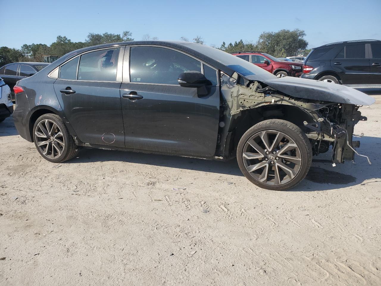 2020 Toyota Corolla VIN 5YFS4RCE7LP003478 Copart auction photo, all over damage thumbnail 4