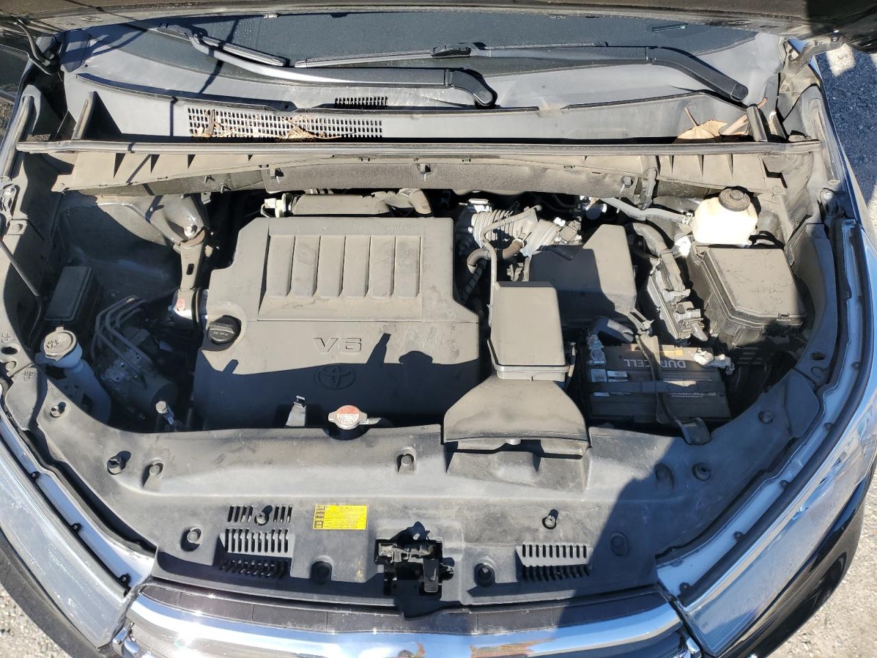 2016 Toyota Highlander VIN 5TDDKRFH7GS322798 Copart auction photo, rear end / side damage thumbnail 11