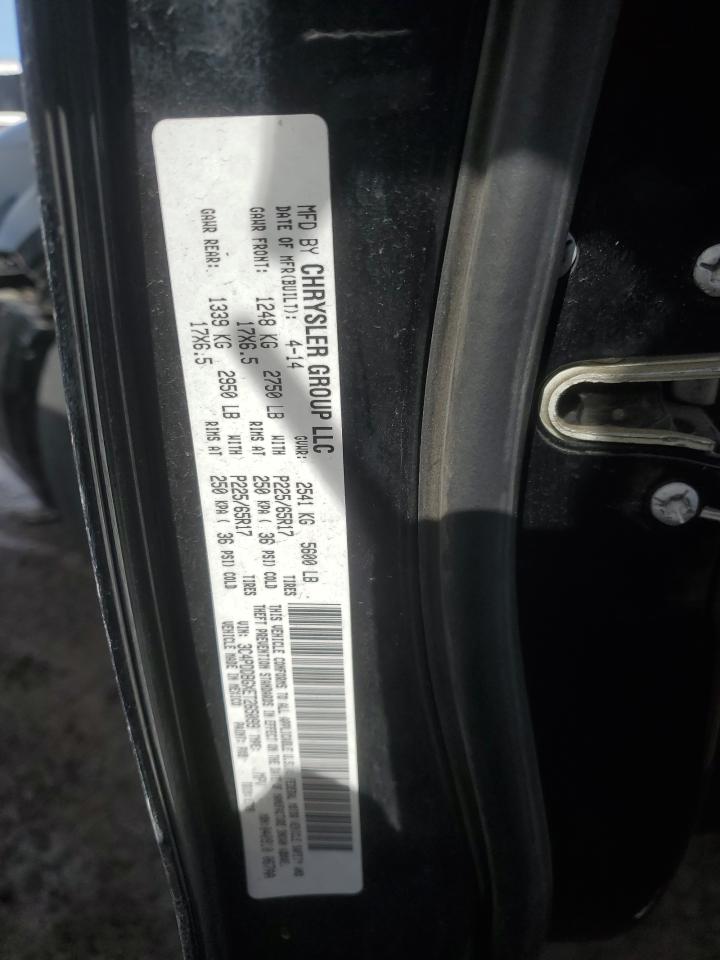 2014 Dodge Journey VIN 3C4PDDBGXET265099 Copart auction photo, undercarriage / front end damage thumbnail 13