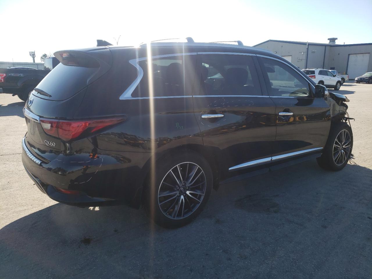 2020 Infiniti QX60 VIN 5N1DL0MN8LC521240 Copart auction photo, front end damage thumbnail 3
