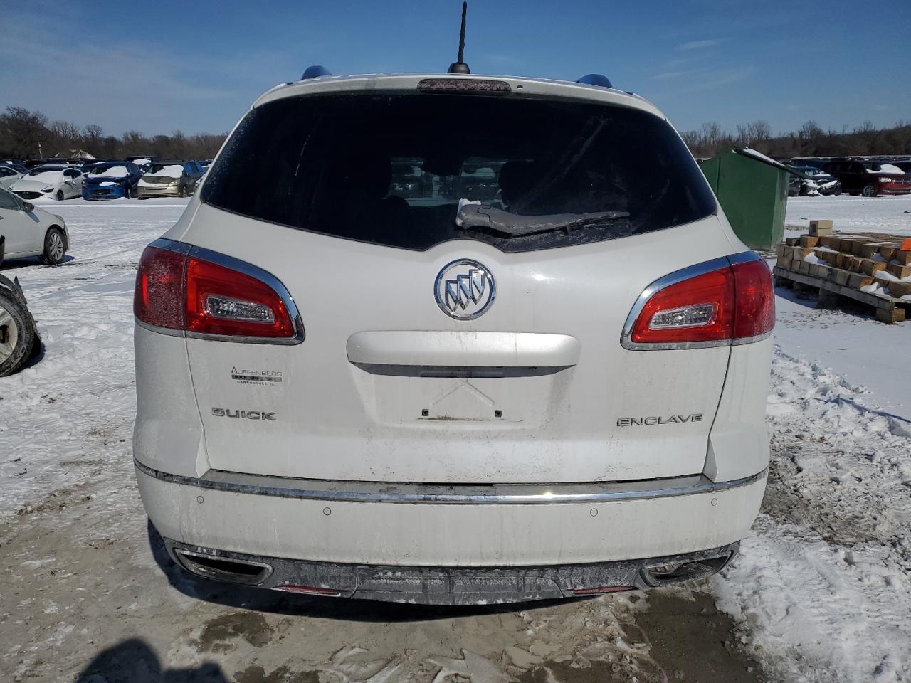 2017 Buick Enclave VIN 5GAKRBKD6HJ101173 Copart auction photo, front end damage thumbnail 6