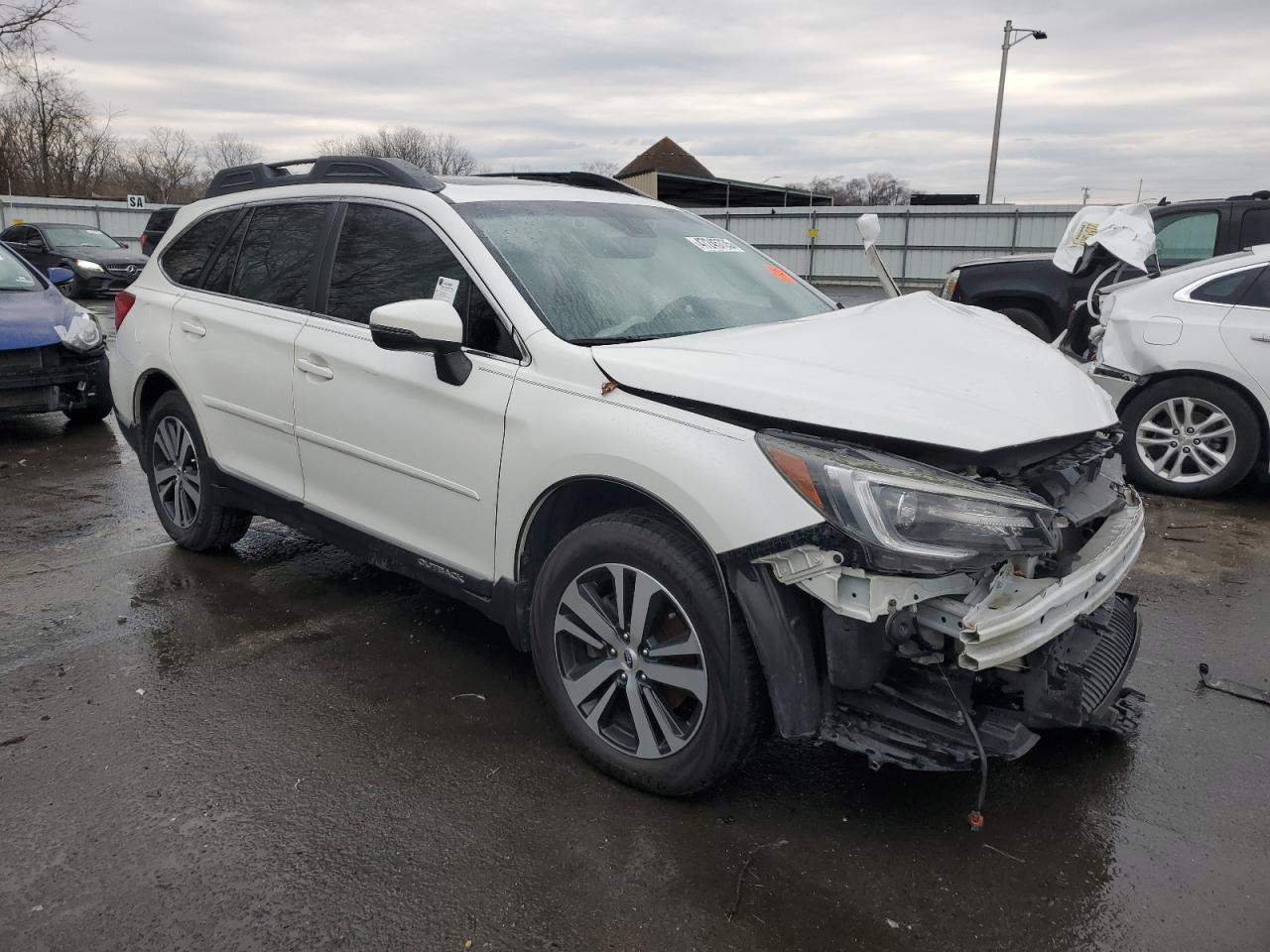 2018 Subaru Outback VIN 4S4BSANC2J3235121 Copart auction photo, front end damage thumbnail 4