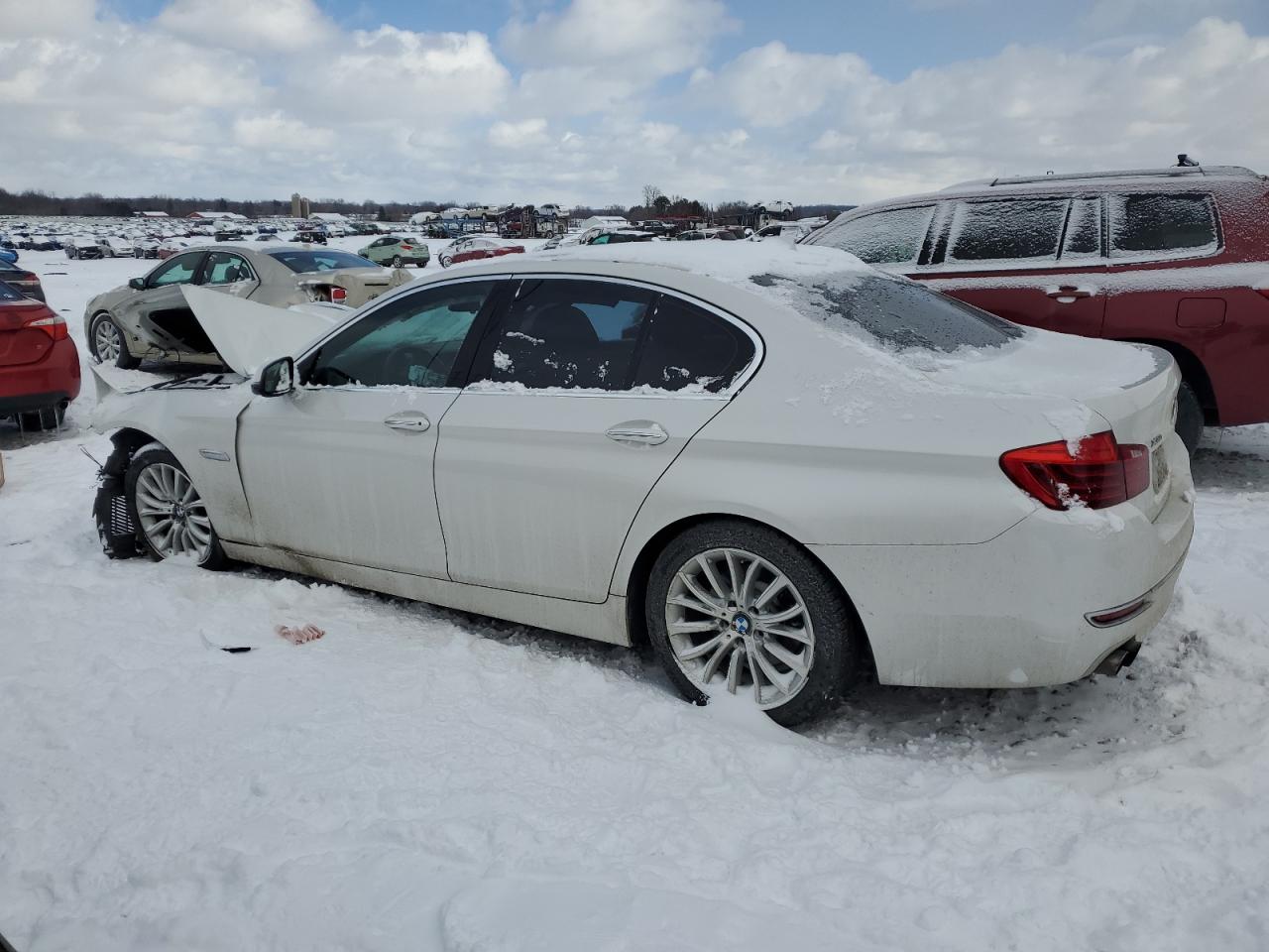 2014 BMW 5er VIN WBA5A7C59ED619275 Copart auction photo, front end damage thumbnail 2