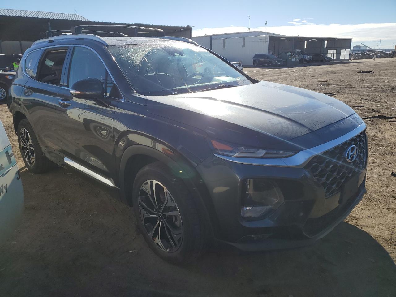 2020 Hyundai Santa Fe VIN 5NMS3CAA6LH299149 Copart auction photo, rear end damage thumbnail 4