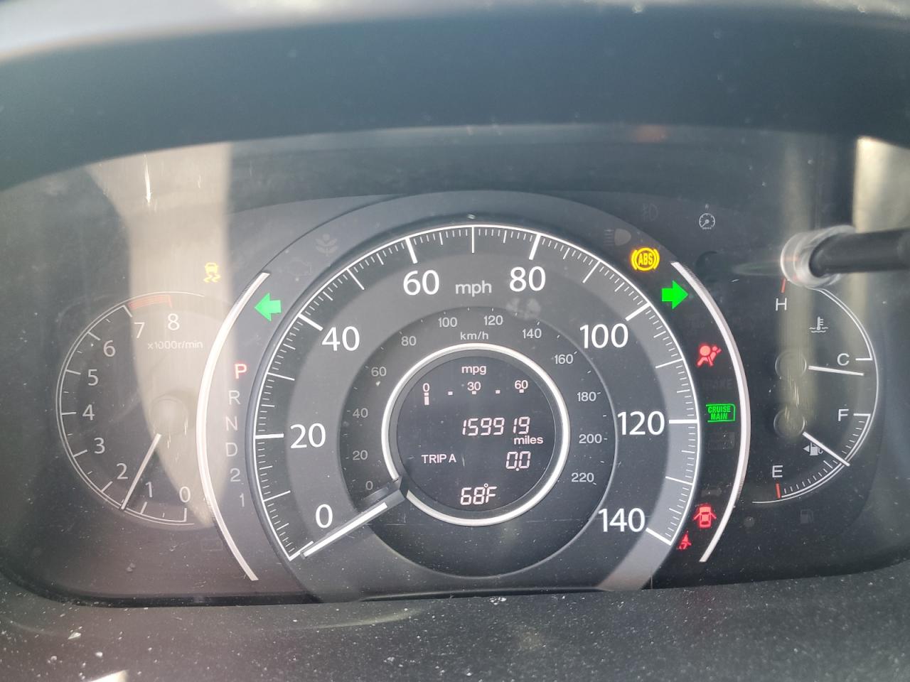 2014 Honda CR-V VIN 2HKRM3H70EH507733 Copart auction photo, rollover damage thumbnail 9
