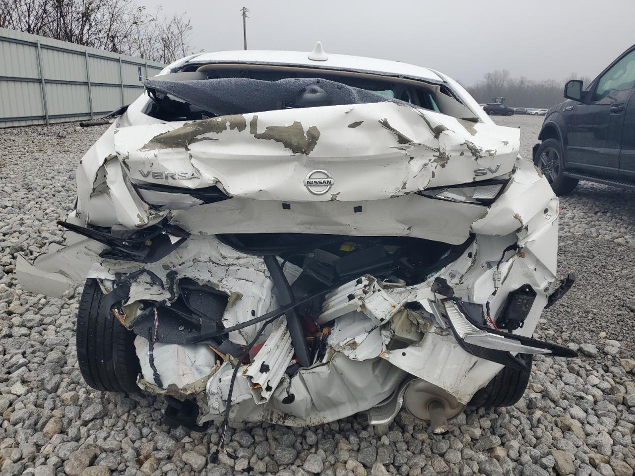 2021 Nissan Versa VIN 3N1CN8EV7ML922522 Copart auction photo, rear end / front end damage thumbnail 6