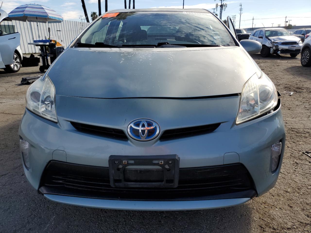 2013 Toyota Prius VIN JTDKN3DU8D5612478 Copart auction photo, front end / side damage thumbnail 5