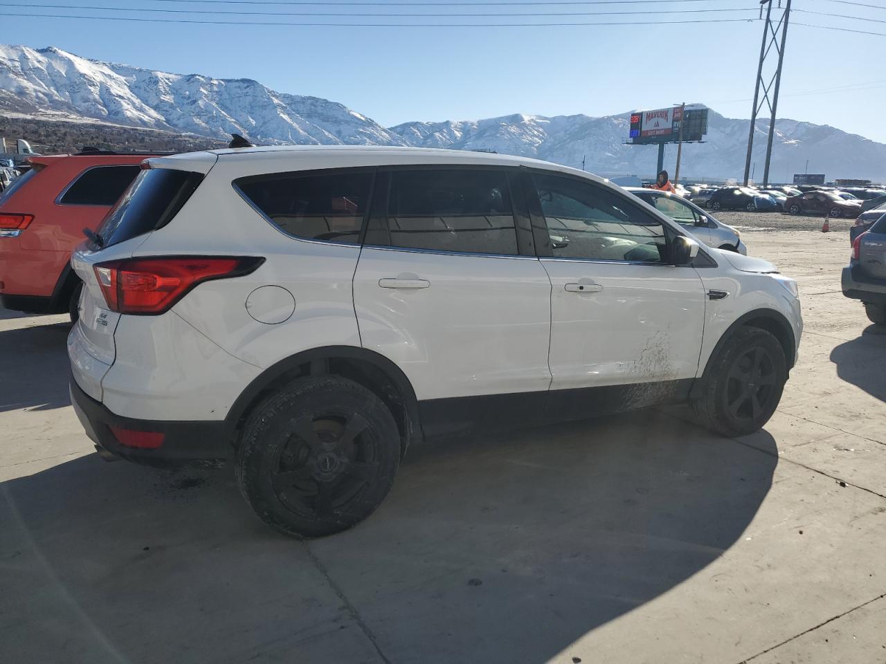 2019 Ford Escape VIN 1FMCU9GD0KUB39180 Copart auction photo, side damage thumbnail 3