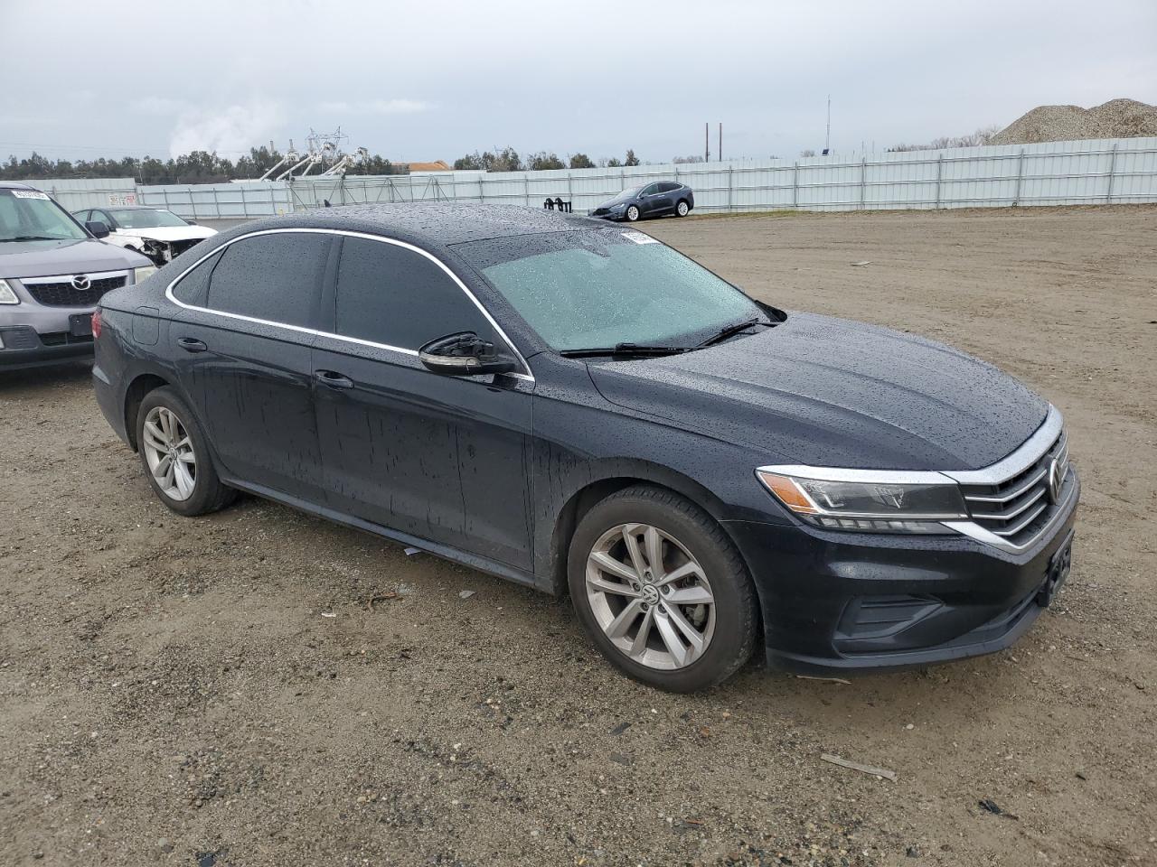 2020 Volkswagen Passat VIN 1VWSA7A30LC016125 Copart auction photo, top/roof / front end damage thumbnail 4