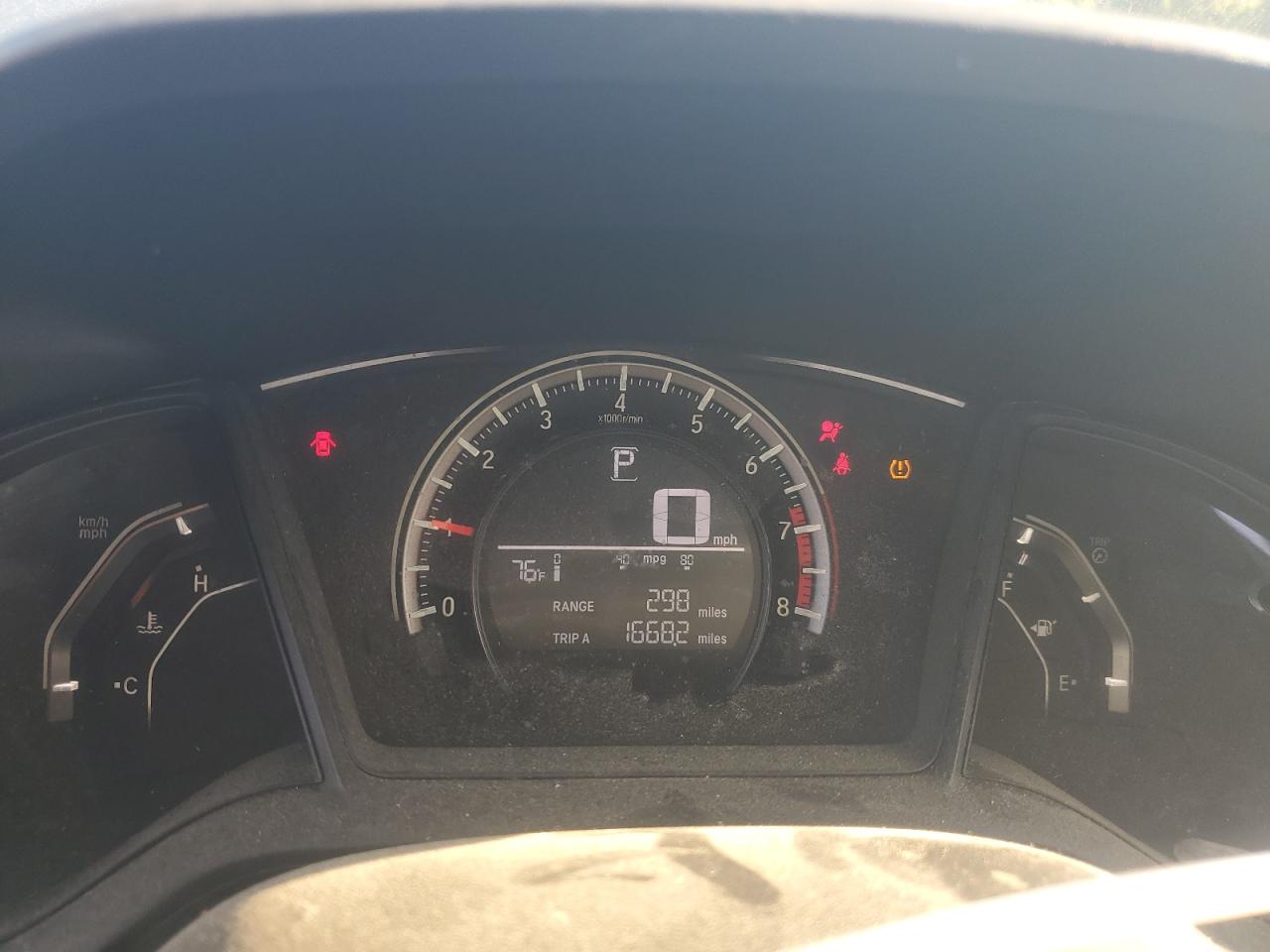 2016 Honda Civic VIN 19XFC2F54GE220694 Copart auction photo, front end / side damage thumbnail 9