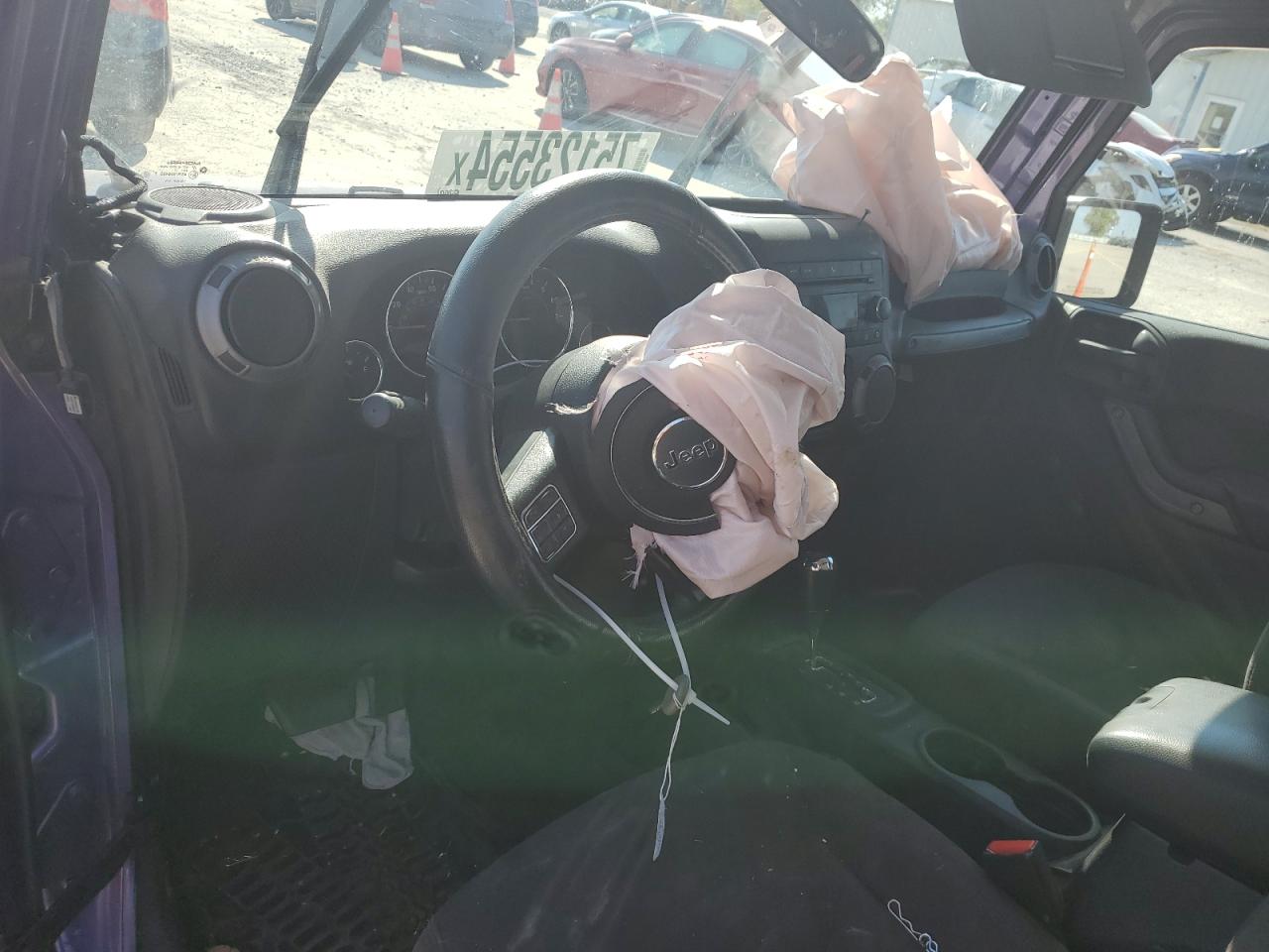 2017 Jeep Wrangler VIN 1C4AJWAG4HL633417 Copart auction photo, all over damage thumbnail 8