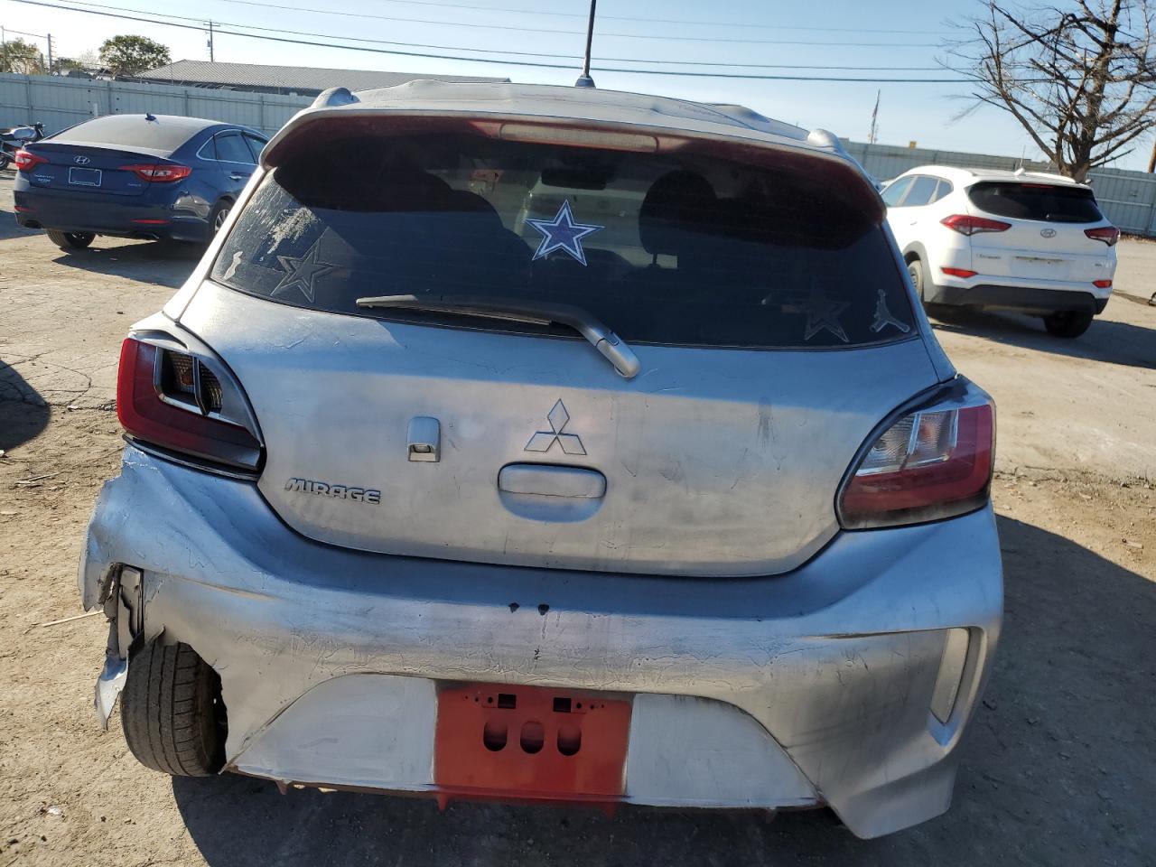2022 Mitsubishi Mirage VIN ML32AUHJ2NH002368 Copart auction photo, front end / mechanical damage thumbnail 6