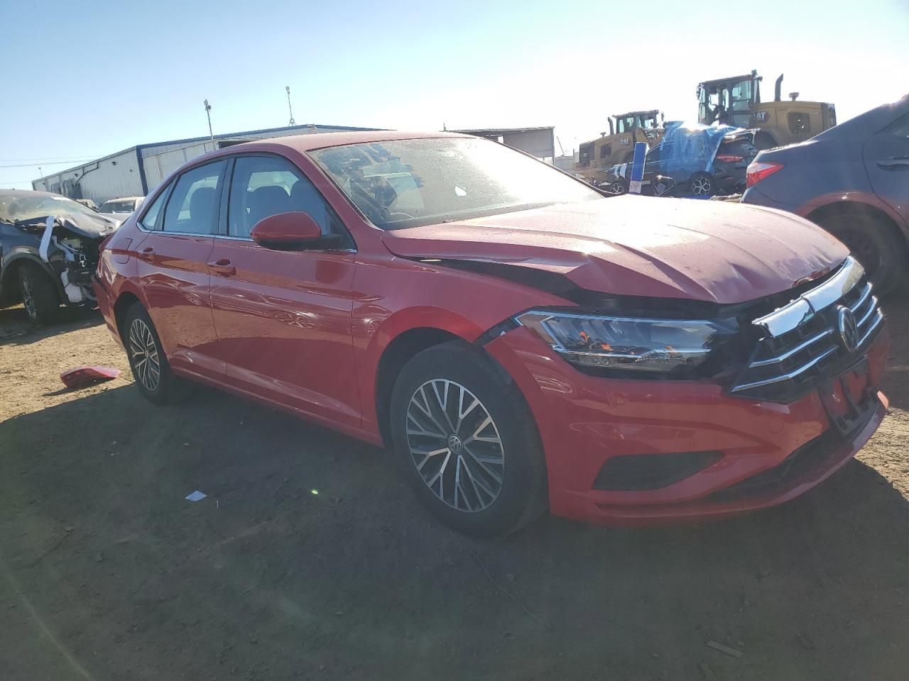 2021 Volkswagen Jetta VIN 3VWN57BU3MM087165 Copart auction photo, rear end / front end damage thumbnail 4