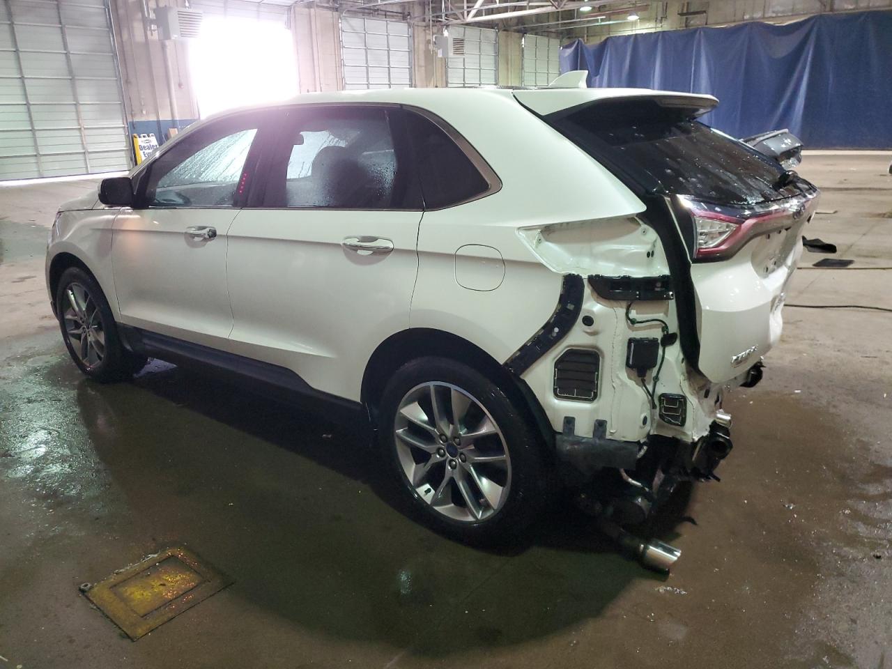 2015 Ford Edge VIN 2FMPK4K87FBB72595 Copart auction photo, rear end / side damage thumbnail 2