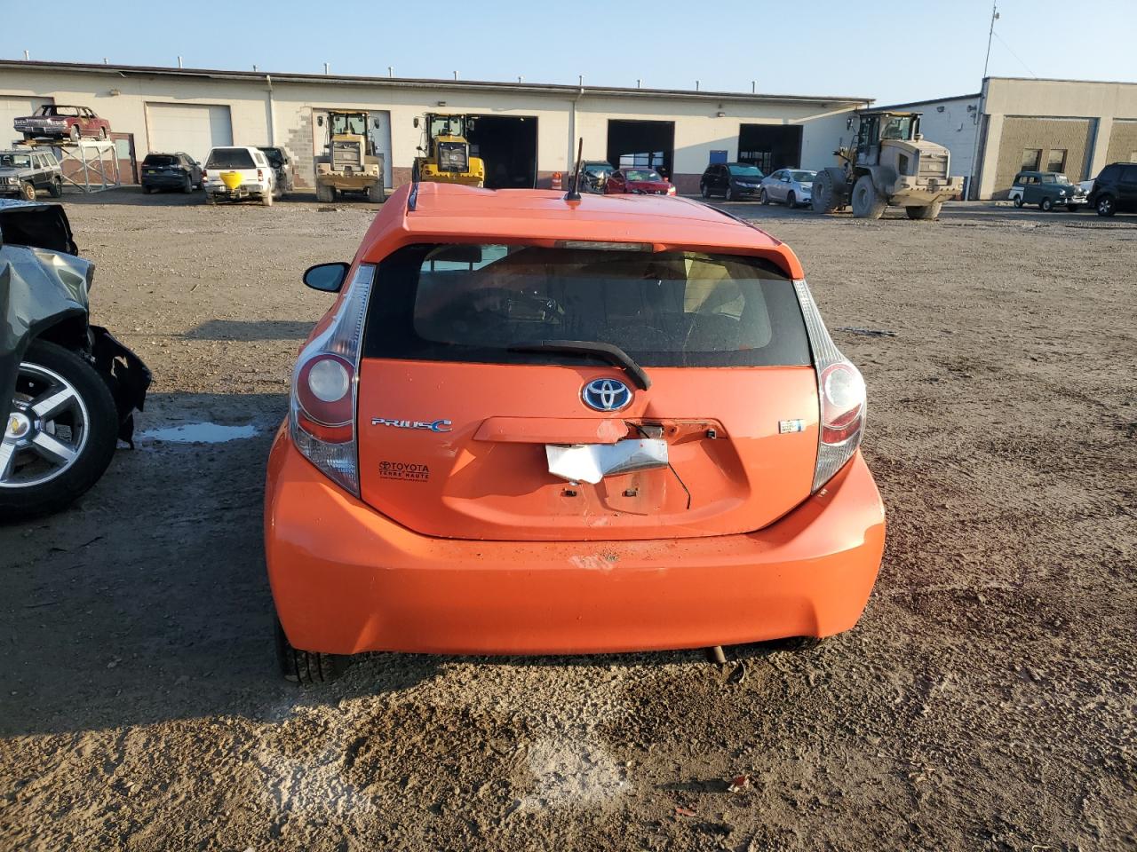 2013 Toyota Prius VIN JTDKDTB38D1040283 Copart auction photo, front end / mechanical damage thumbnail 6
