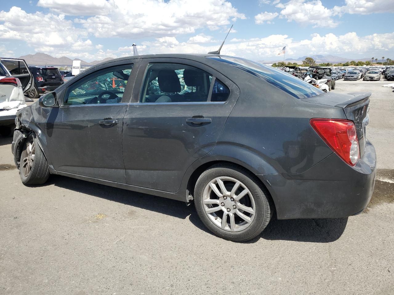 2014 Chevrolet Sonic VIN 1G1JC5SG5E4130335 Copart auction photo, front end / rear end damage thumbnail 2