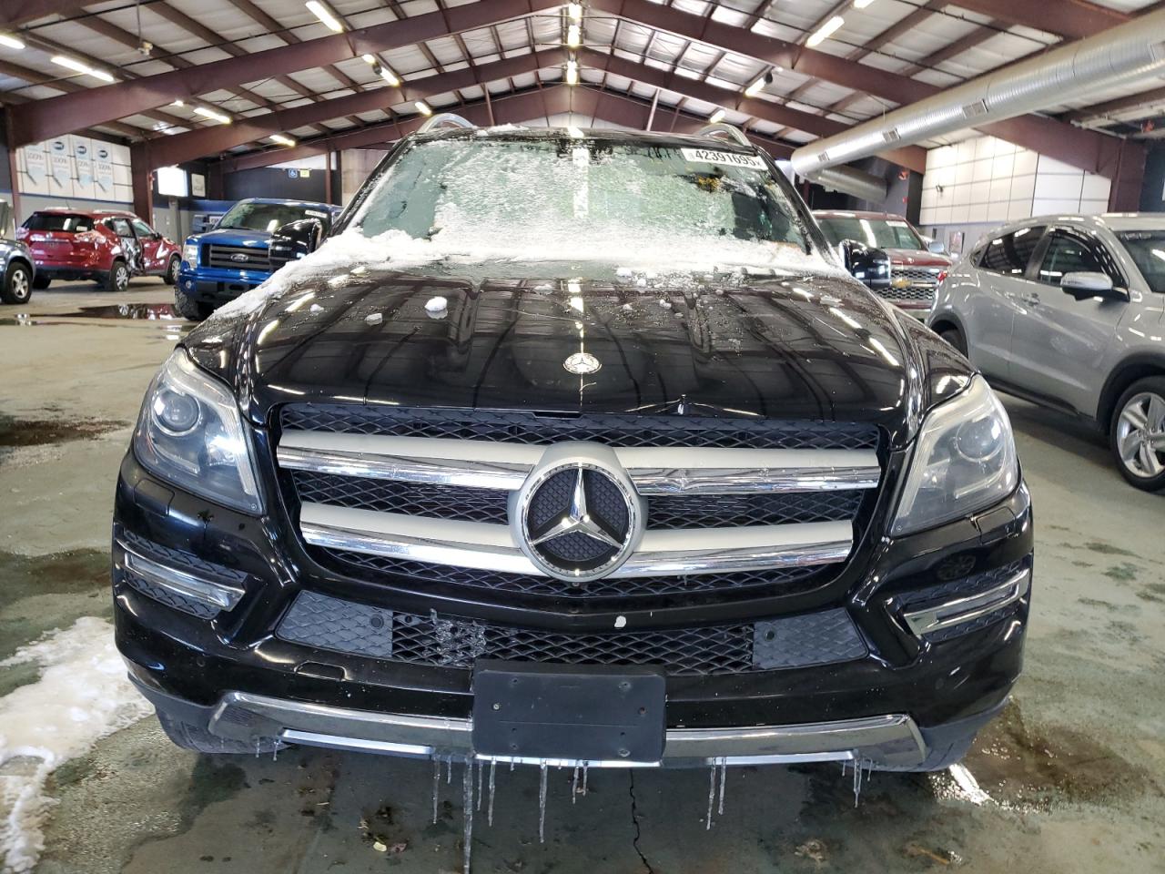 2013 Mercedes-Benz GL-klasse VIN 4JGDF7CE0DA205541 Copart auction photo, front end / mechanical damage thumbnail 5