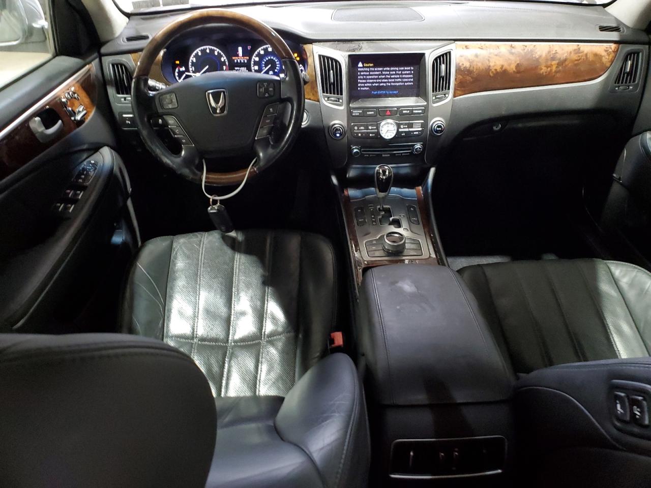 2012 Hyundai Equus VIN KMHGH4JH5CU051666 Copart auction photo, front end / side damage thumbnail 8