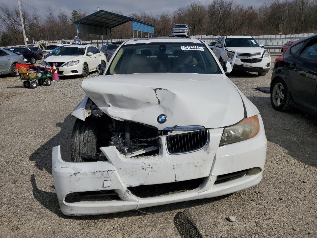 2007 BMW 3er VIN WBAVA33597KX76585 Copart auction photo, front end damage thumbnail 5