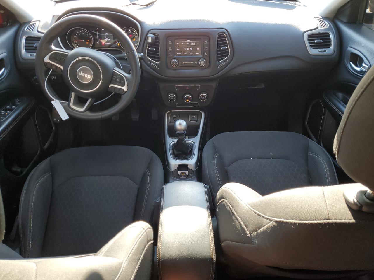2018 Jeep Compass VIN 3C4NJCAB3JT286936 Copart auction photo, side damage thumbnail 8