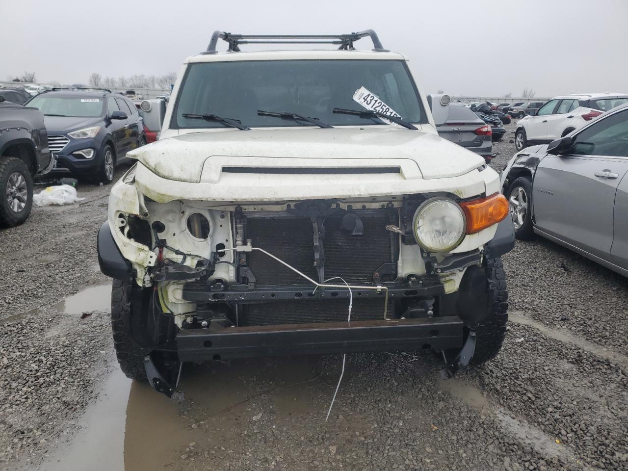 2012 Toyota FJ Cruiser VIN JTEZU4BF3CK012166 Copart auction photo, front end / side damage thumbnail 5