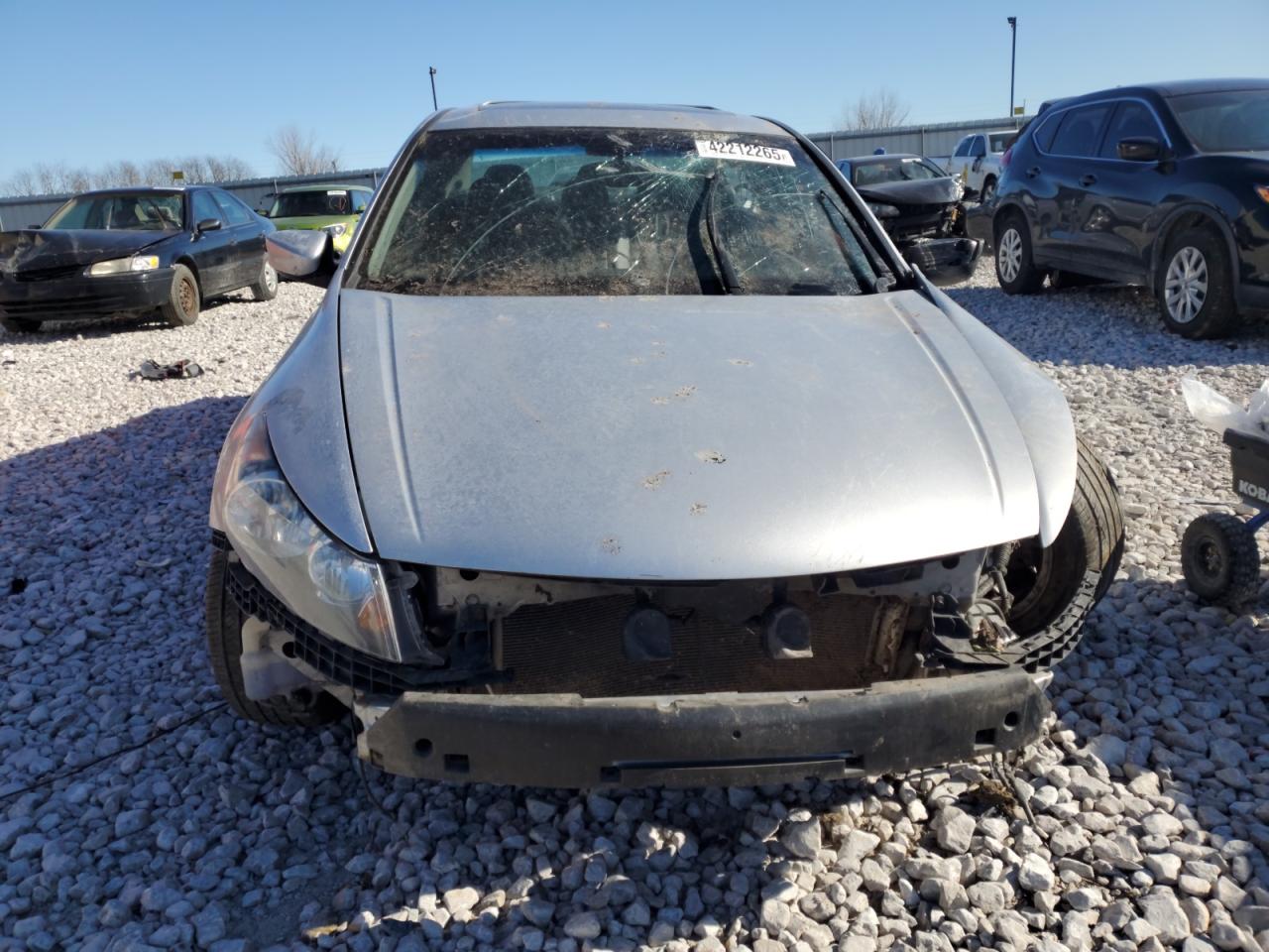 2010 Honda Accord VIN 1HGCP3F81AA017507 Copart auction photo, front end damage thumbnail 5