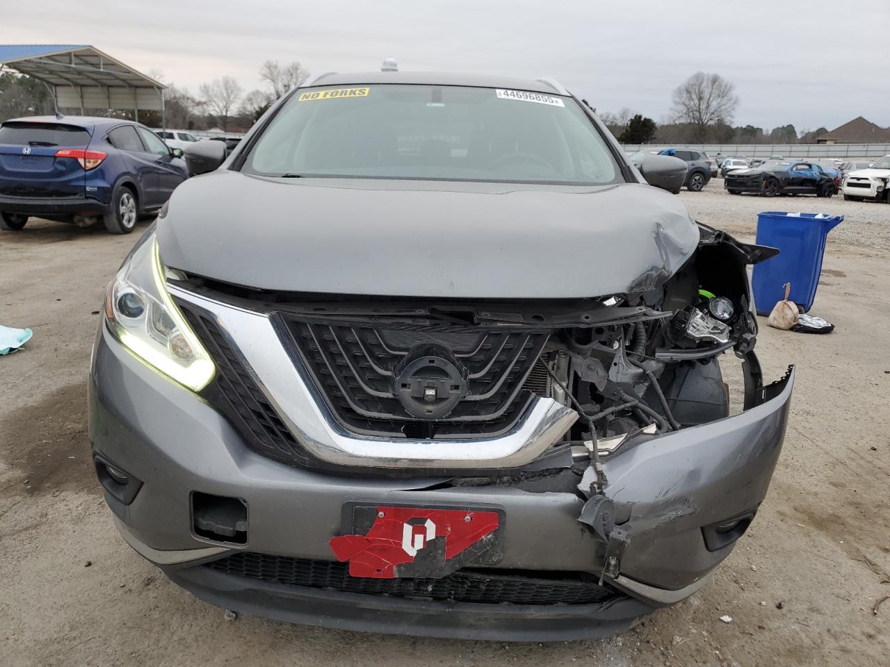 2015 Nissan Murano VIN 5N1AZ2MG0FN286940 Copart auction photo, front end / minor dent/scratches damage thumbnail 5