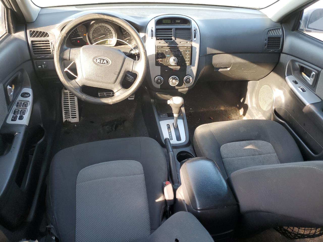 2008 KIA Spectra VIN KNAFE122985014037 Copart auction photo, front end / side damage thumbnail 8