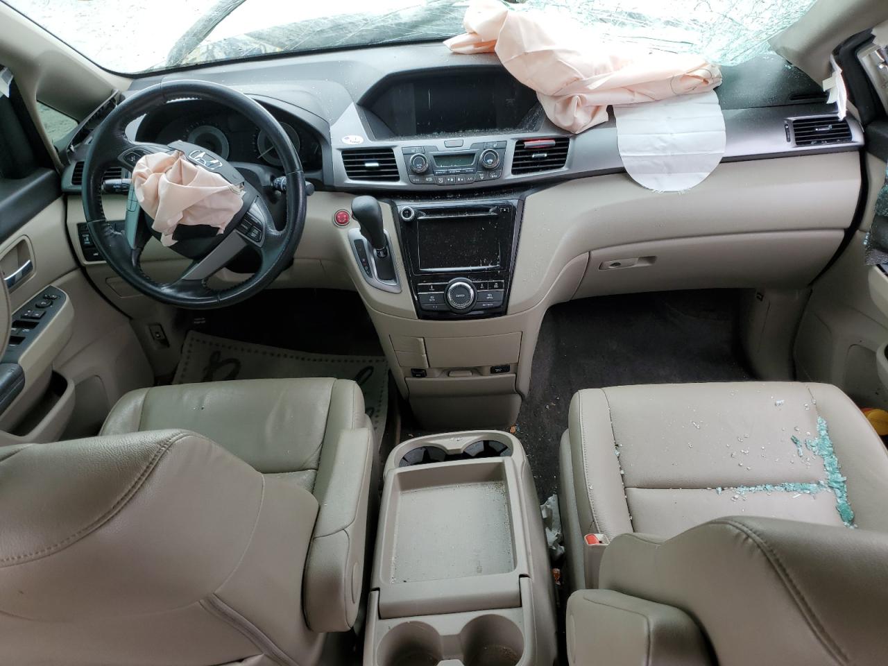 2017 Honda Odyssey VIN 5FNRL5H65HB026871 Copart auction photo, all over damage thumbnail 8