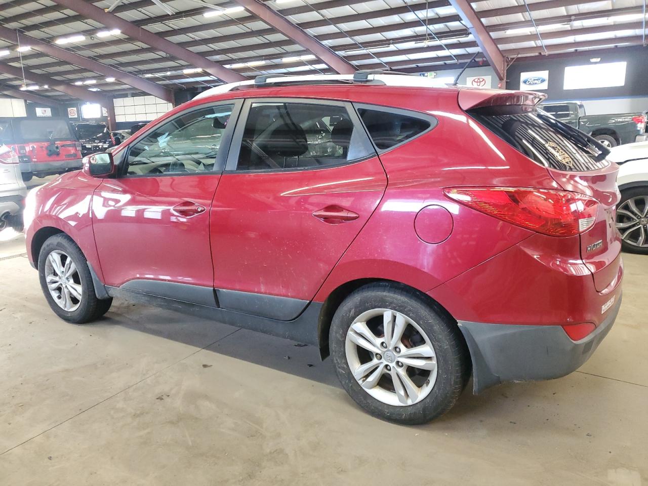 2013 Hyundai Tucson VIN KM8JUCAC5DU694794 Copart auction photo, side / minor dent/scratches damage thumbnail 2