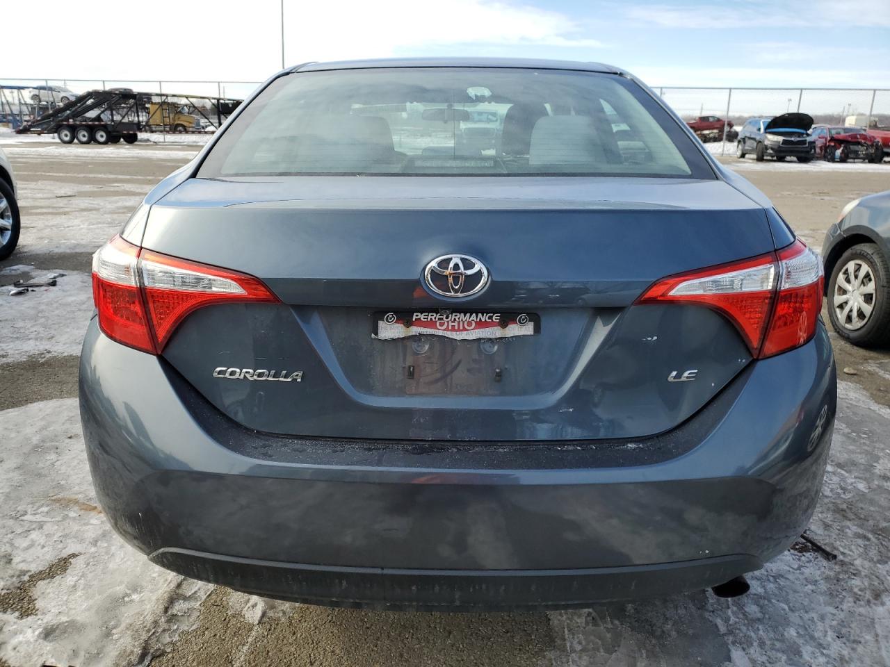 2015 Toyota Corolla VIN 2T1BURHE5FC443325 Copart auction photo, front end damage thumbnail 6