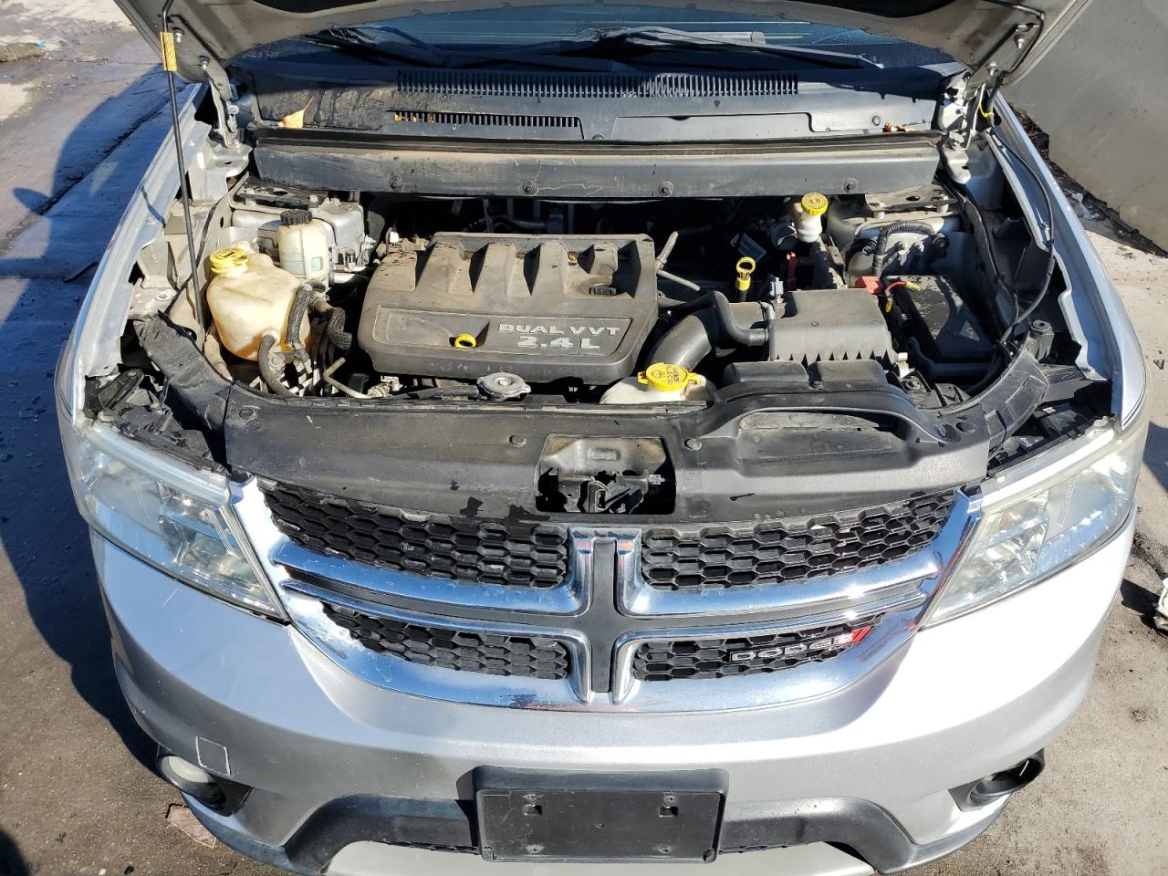 2012 Dodge Journey VIN 3C4PDCBB8CT393126 Copart auction photo, side / front end damage thumbnail 12
