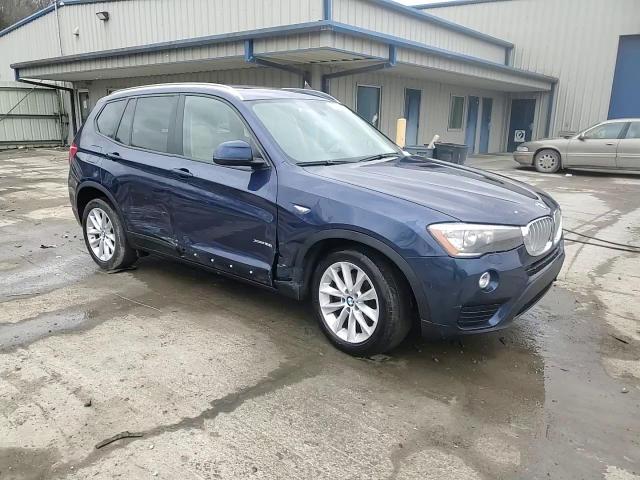 2016 BMW X3 VIN 5UXWX9C55G0D89733 Copart auction photo, side / front end damage thumbnail 14
