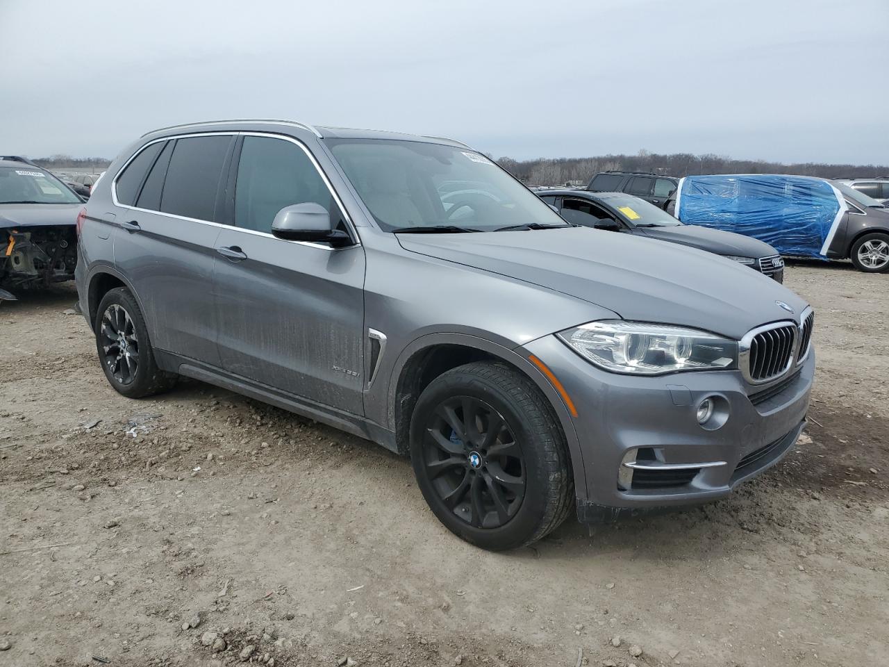 2015 BMW X5 VIN 5UXKR0C50F0P00730 Copart auction photo, side damage thumbnail 4