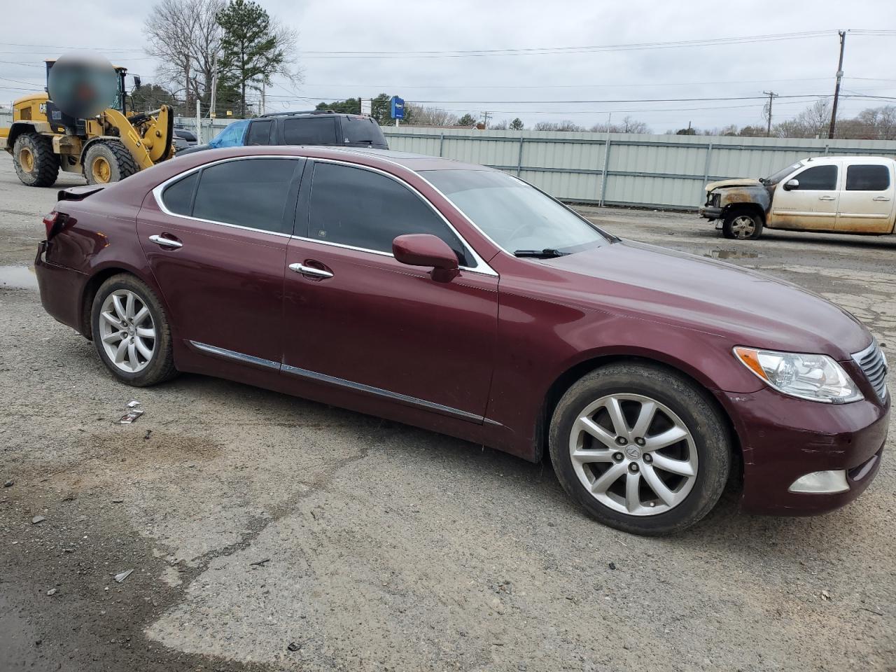 2008 Lexus LS VIN JTHBL46F085083977 Copart auction photo, rear end / minor dent/scratches damage thumbnail 4