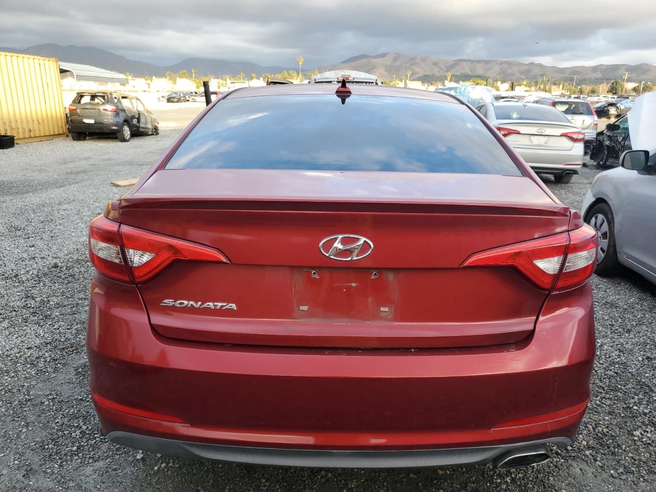 2015 Hyundai Sonata VIN 5NPE24AF8FH175005 Copart auction photo, mechanical / front end damage thumbnail 6