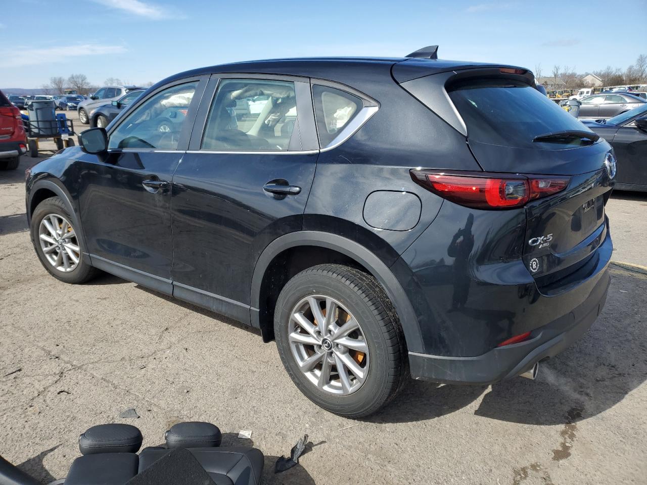 2023 Mazda CX-5 VIN JM3KFBAM8P0154932 Copart auction photo, front end / side damage thumbnail 2