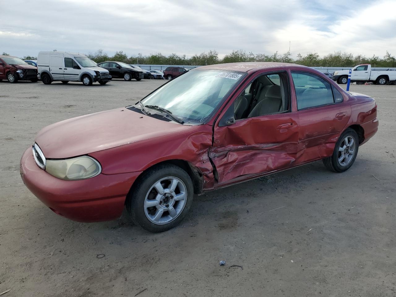 1999 Ford Contour VIN 1FAFP6633XK158685 - Copart auction photo
