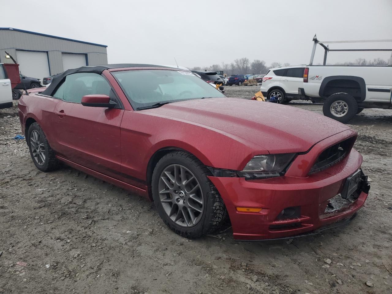 2014 Ford Mustang VIN 1ZVBP8EM2E5299268 Copart auction photo, front end / side damage thumbnail 4