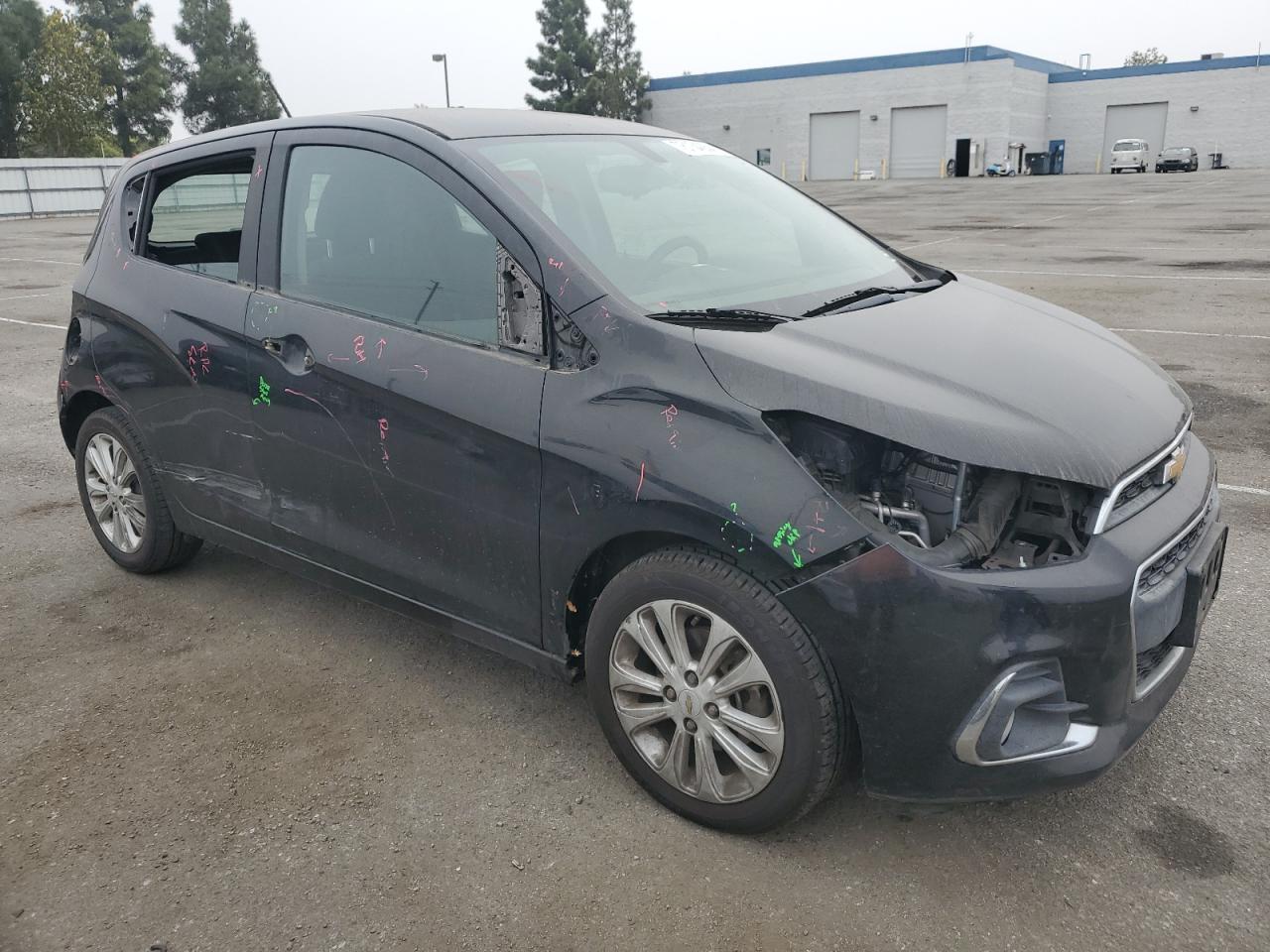 2018 Chevrolet Spark VIN KL8CD6SA1JC421258 Copart auction photo, front end / rear end damage thumbnail 4