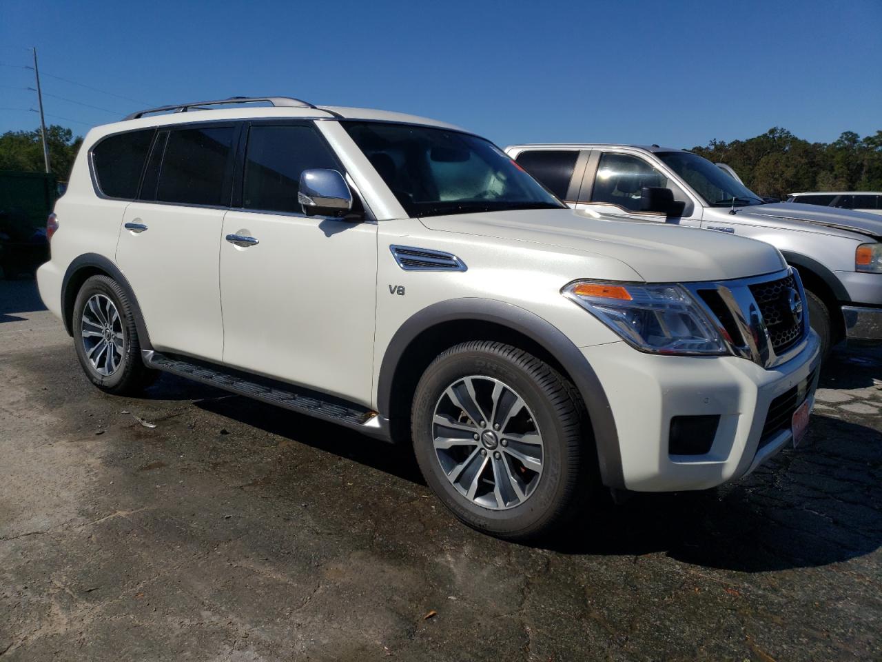 2018 Nissan Armada VIN JN8AY2ND5JX000450 Copart auction photo, water/flood damage thumbnail 4