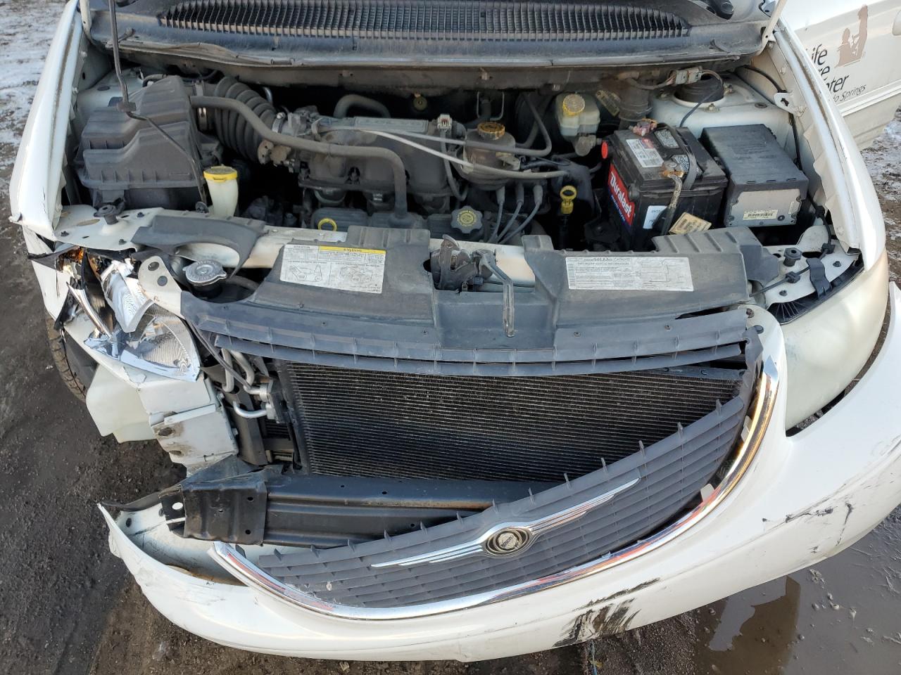 2004 Chrysler Town & Country VIN 2C8GP64L74R532888 Copart auction photo, front end / side damage thumbnail 12