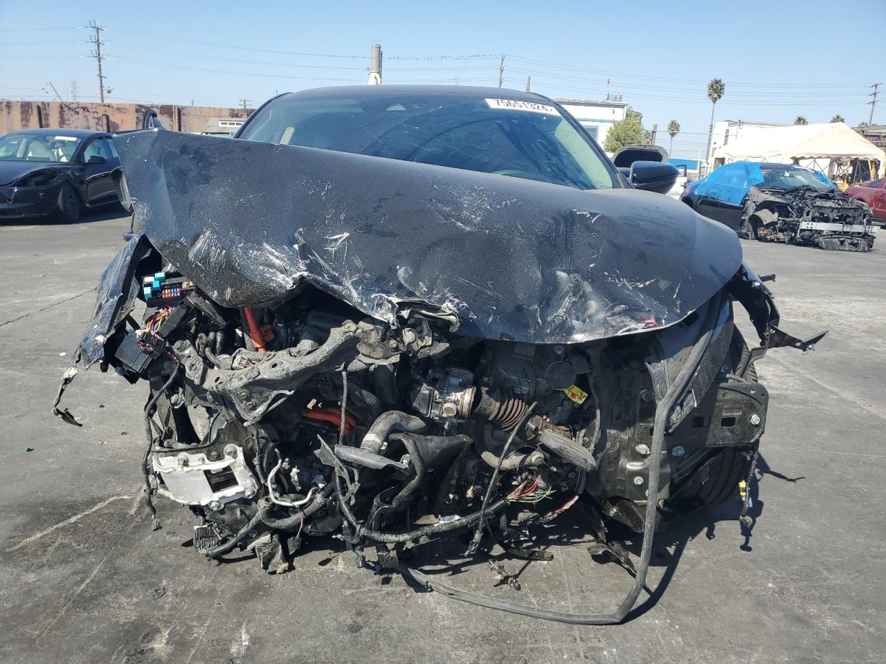 2019 Honda Insight VIN 19XZE4F59KE010667 Copart auction photo, all over damage thumbnail 5