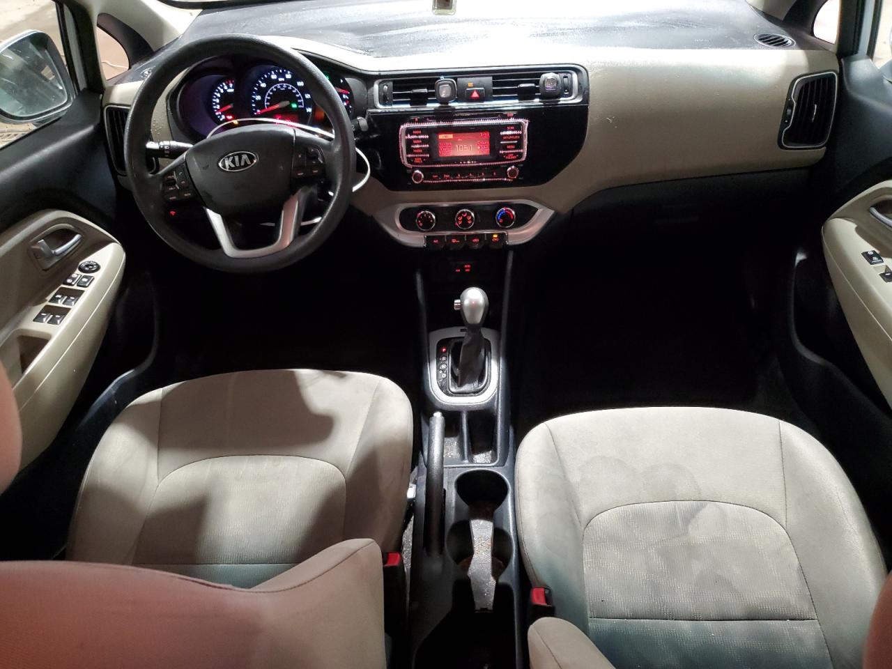2016 KIA Rio VIN KNADM4A33G6657739 Copart auction photo, side damage thumbnail 8