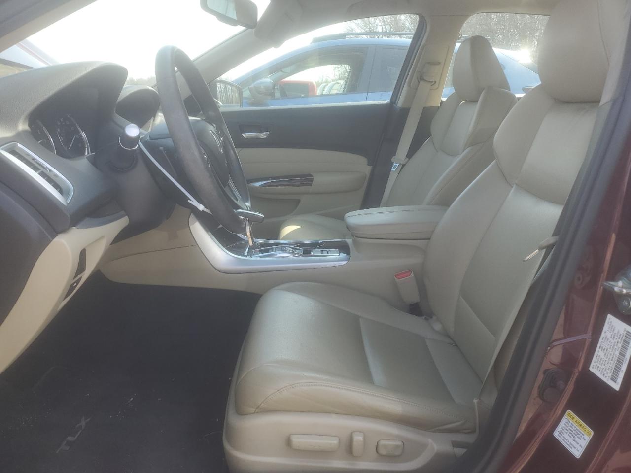 2015 Acura TLX VIN 19UUB2F37FA020307 Copart auction photo, side damage thumbnail 7