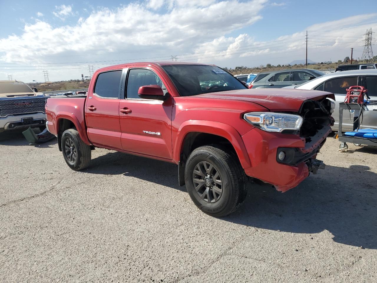 2021 Toyota Tacoma VIN 3TYAX5GNXMT012078 Copart auction photo, front end damage thumbnail 4