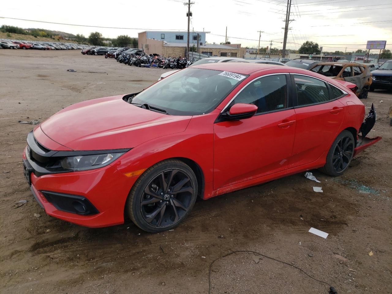 2021 Honda Civic VIN 2HGFC2F86MH515890