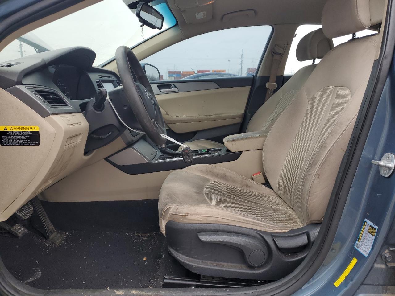 2016 Hyundai Sonata VIN 5NPE24AF3GH306844 Copart auction photo, burn - engine damage thumbnail 7