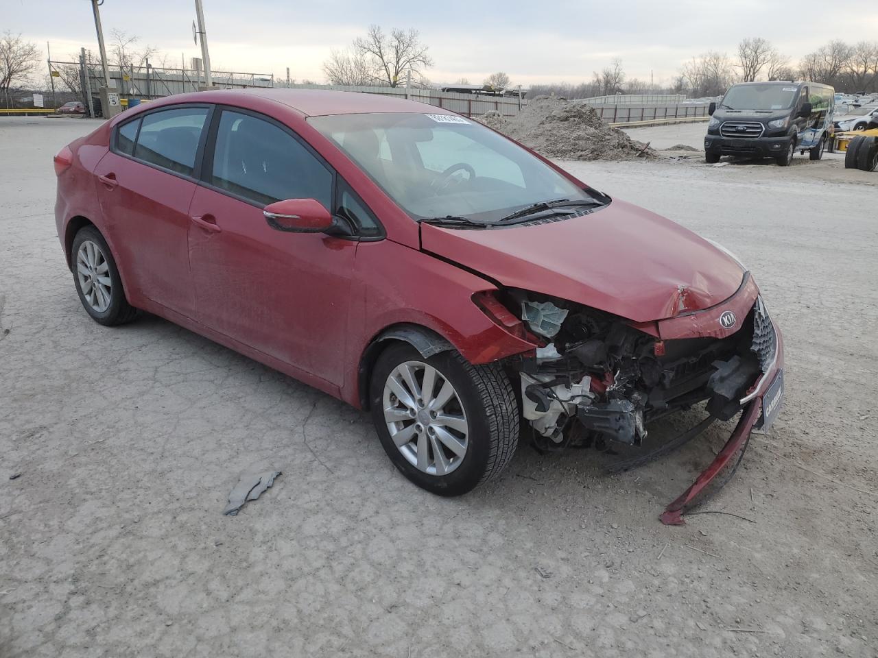 2016 KIA Forte VIN KNAFX4A68G5580317 Copart auction photo, front end damage thumbnail 4