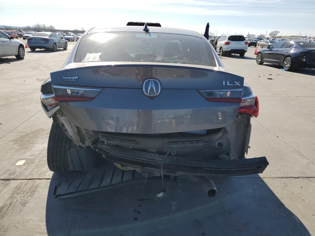 2020 Acura ILX VIN 19UDE2F33LA008951 Copart auction photo, rear end damage thumbnail 6